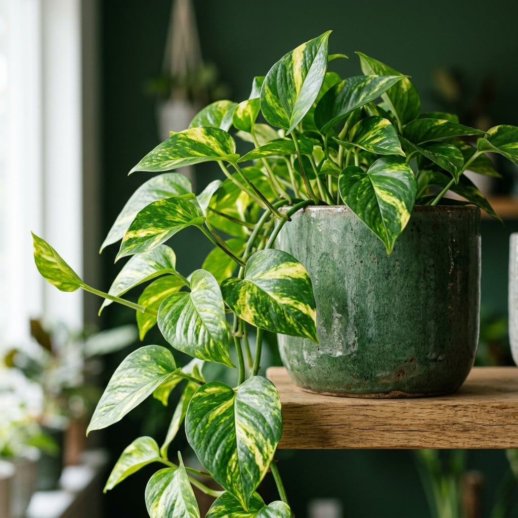 Golden Pothos - Epipremnum aureum - Easy Care Trailing Vine from Whole Lot of Nature