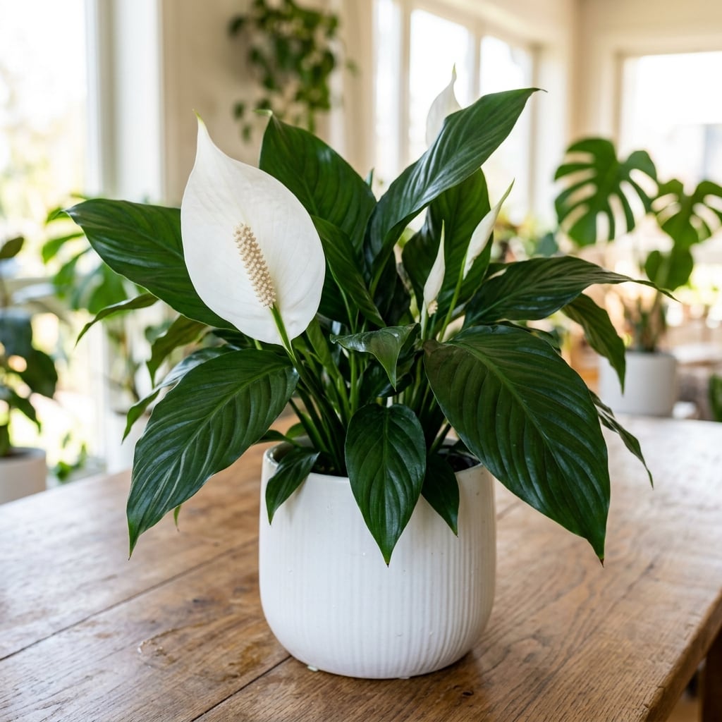 Peace Lily - Spathiphyllum wallisii - Elegant Air Purifier from Whole Lot of Nature