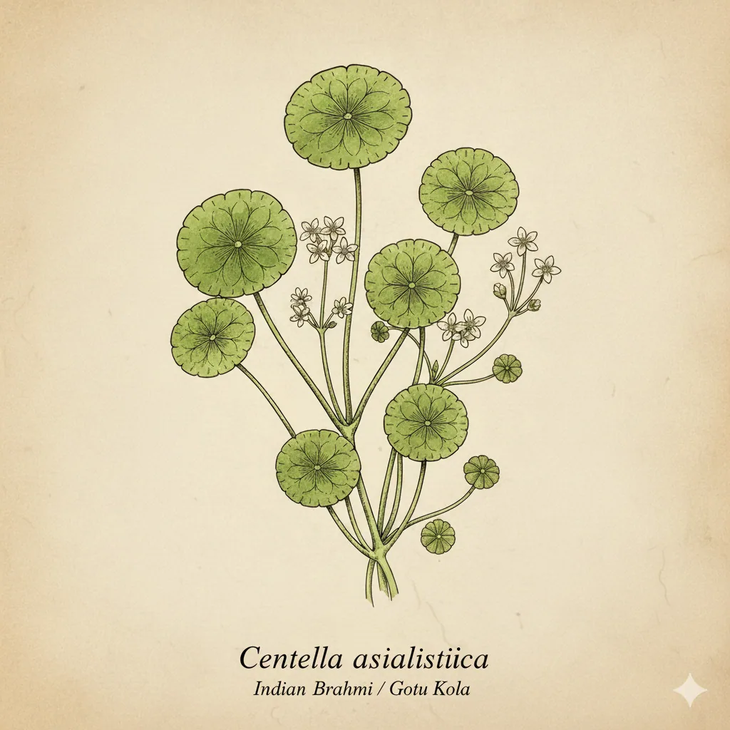 Indian Brahmi / Gotu Kola (Centella asiatica)  Premium plant from Whole Lot of Nature