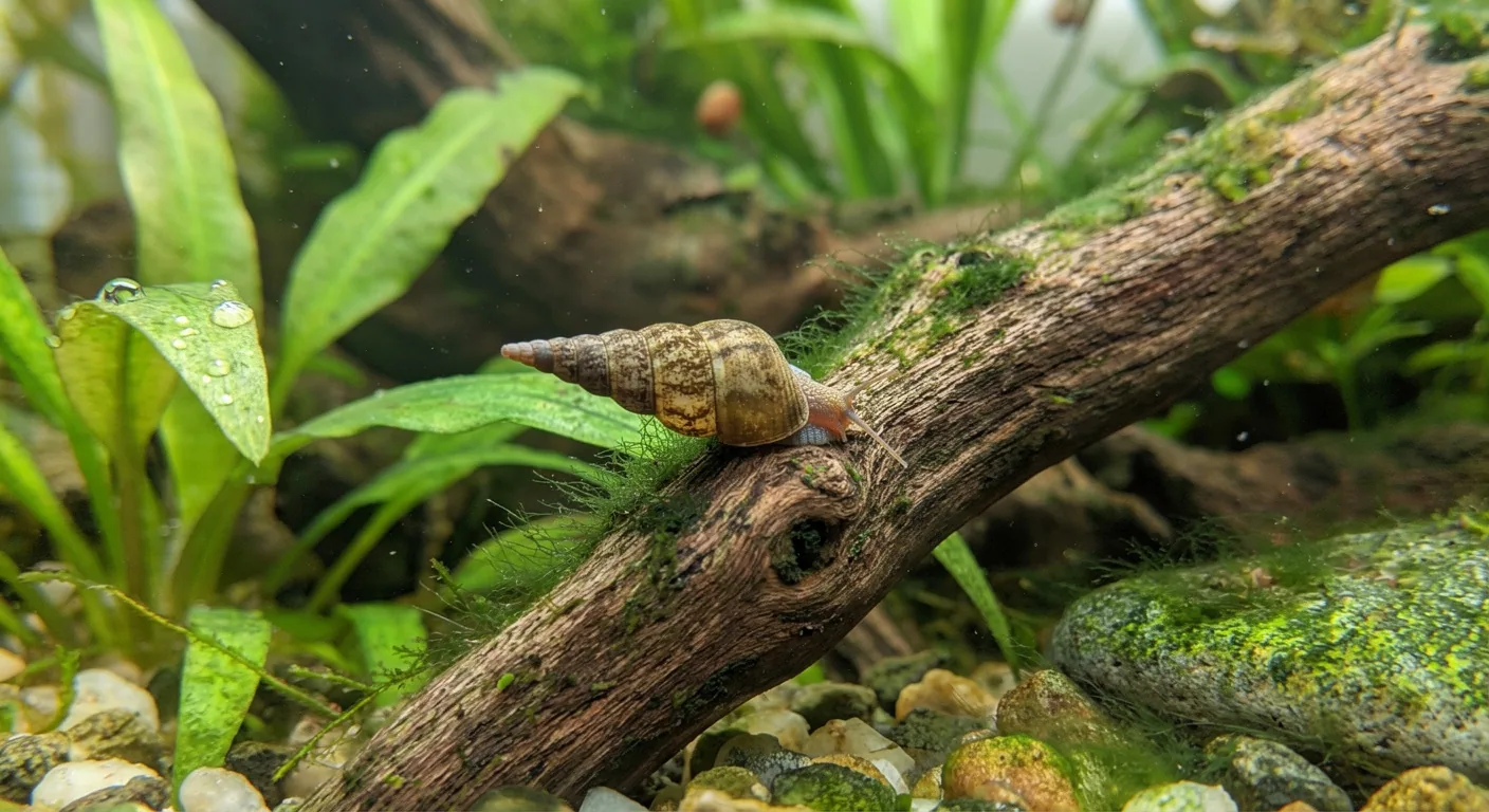 Malaysian Trumpet Snail  Premium plant from Whole Lot of Nature