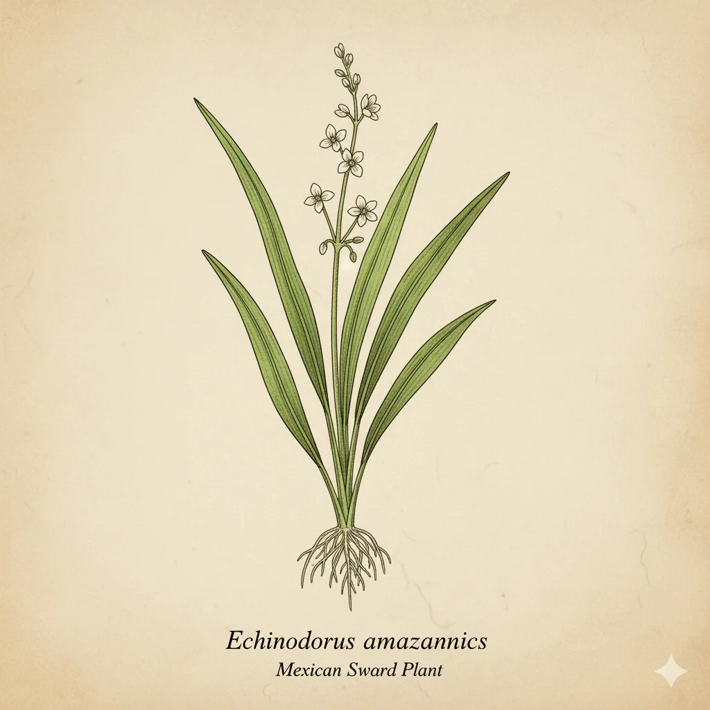 Mexican Sword Plant (Echinodorus amazonicus)  Premium plant from Whole Lot of Nature